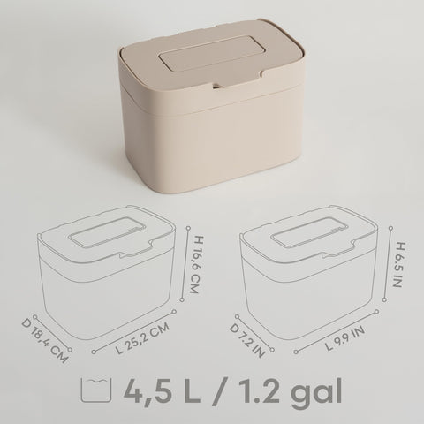 Odor filter detail on Kazai Elin compost bin reduces smells during use