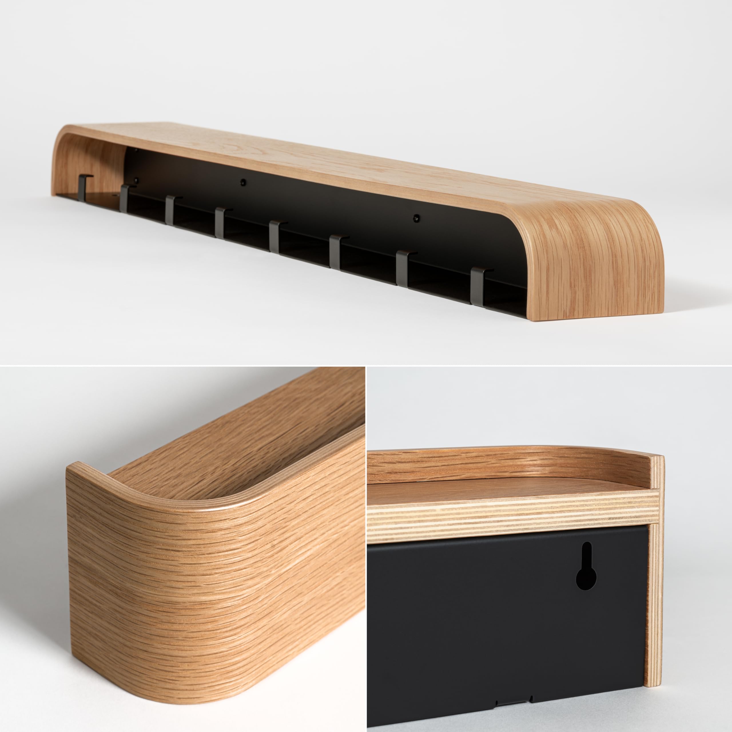 Kazai Toke real wood veneer panel with warm, premium feel.
