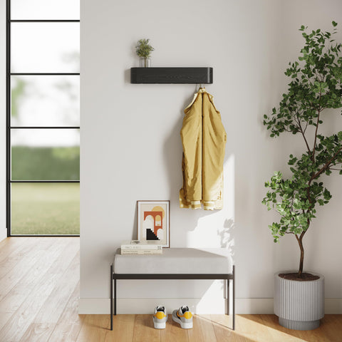 Kazai Toke slim profile fits narrow hallways without crowding space.