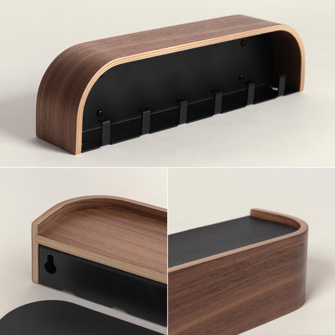 Kazai Toke top shelf for mail and small decor items.