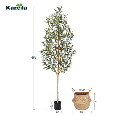 Kazeila olive tree leaves look like silk for lifelike greenery.