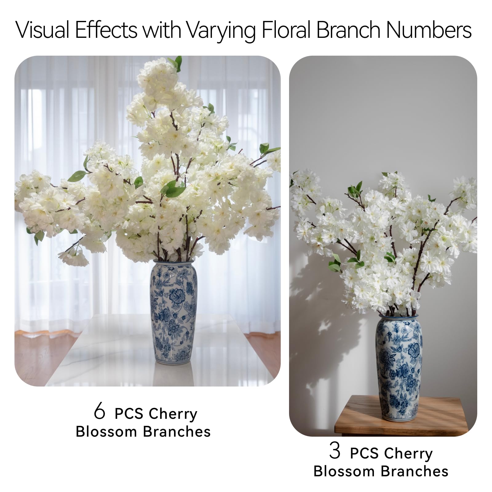 KBREE soft-touch petals create a lifelike feel in any room.