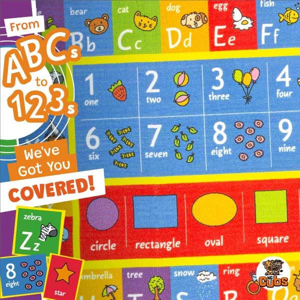 KC Cubs Bedroom Play Area Rug blends with décor and daily routines.