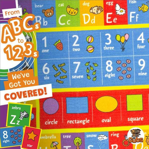 KC Cubs Bedroom Play Area Rug blends with décor and daily routines.