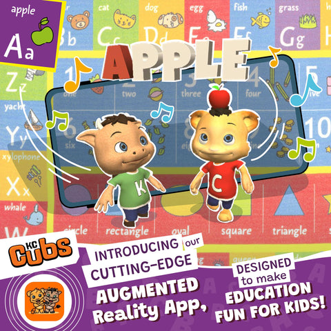 KC Cubs Non-Slip Backing Rug keeps little learners safe during play.