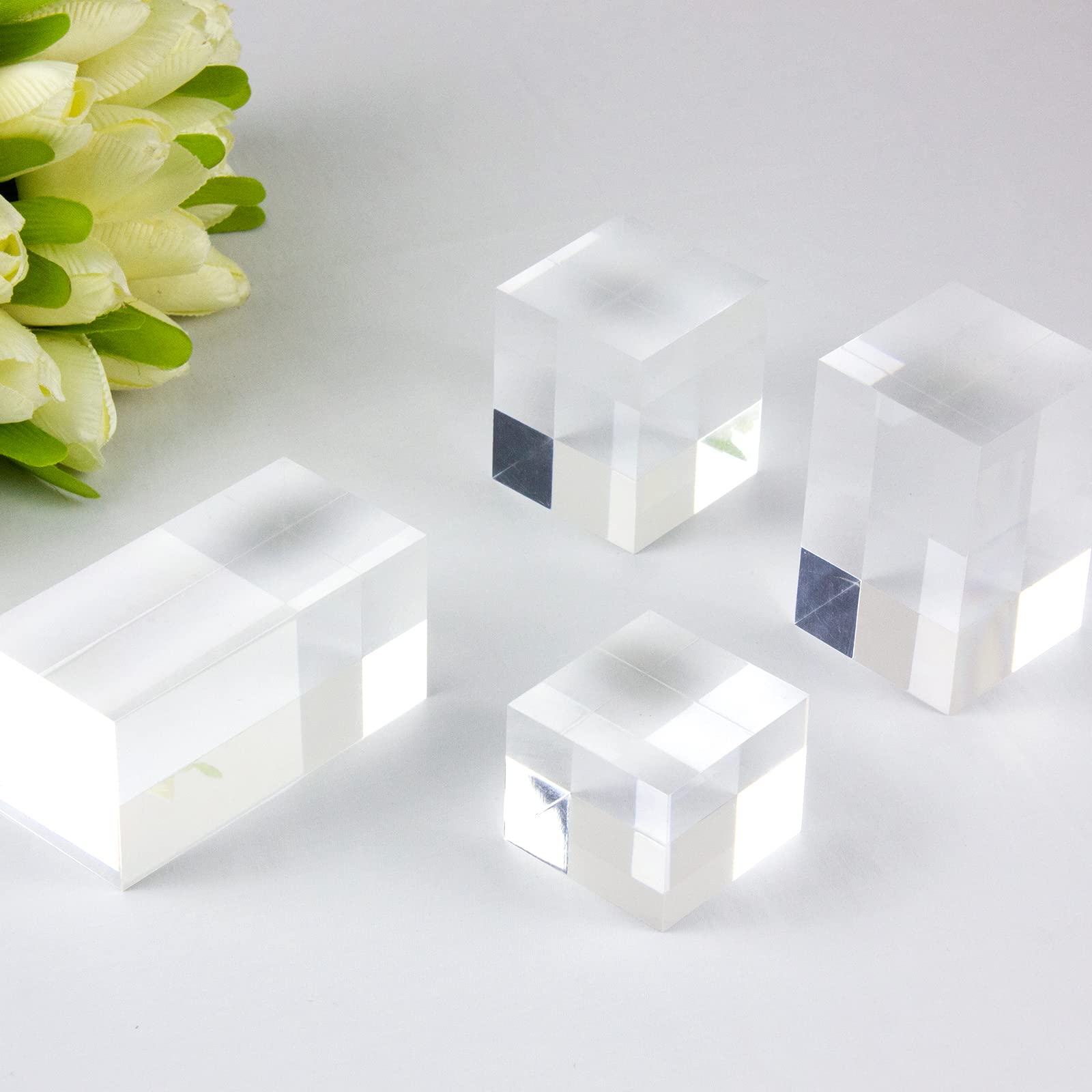 KCGANI clear acrylic prop for studio photography and craft demos.