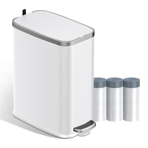 KdbK trash can lid with soft close for silent operation