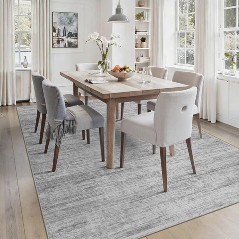 Kearoat living room rug complements contemporary decor.