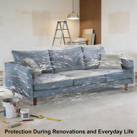 KEBE elastic-edge secure-fit on sofa ensures placement stays in place.