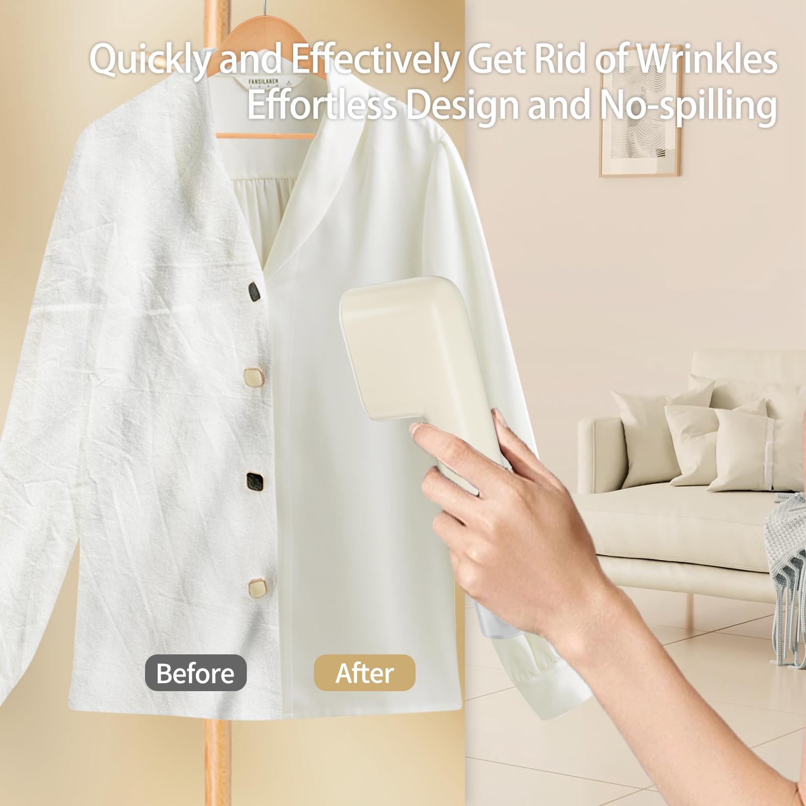 Kebnor Travel Steamer 360 degree non-spill design prevents leaks