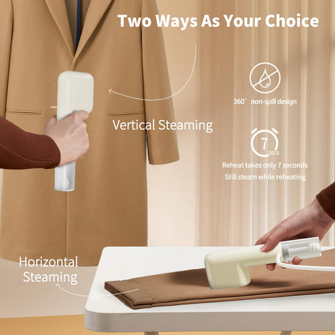 Kebnor Travel Steamer ergonomic handle for comfortable use