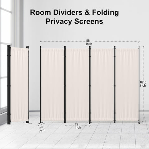 Kecreque portable wall divider suitable for living rooms and offices.