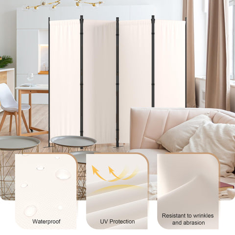 Kecreque privacy screen helps organize a dressing area or study nook.