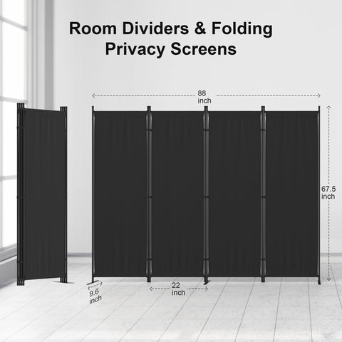 Kecreque privacy screen in closed configuration saves space while defining a corner.