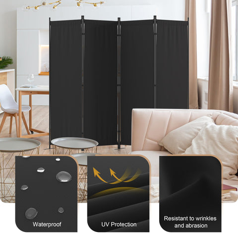 Kecreque divider rests on three metal feet for stable support.