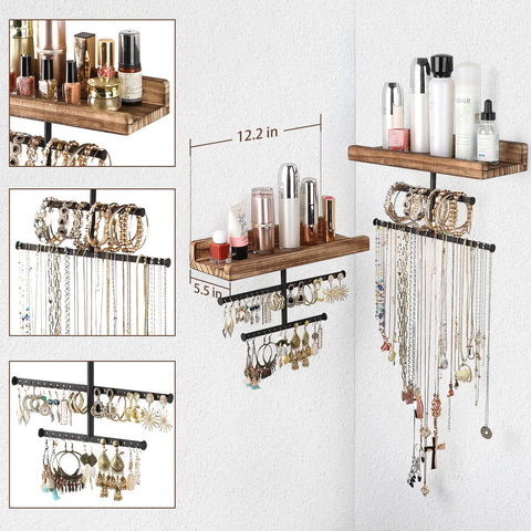 Keebofly compact wall mount 12x5.5 inch module saves vanity space