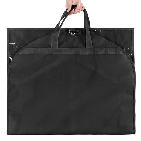 KEEGH Garment Bag with four pockets keeps shoes and accessories organized.