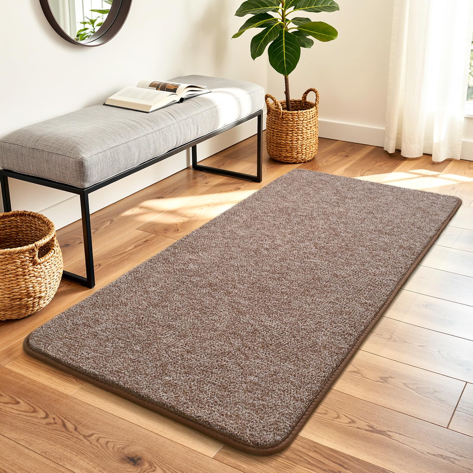 Keeko Soft 2x4 rug cozy entryway feel for guests.