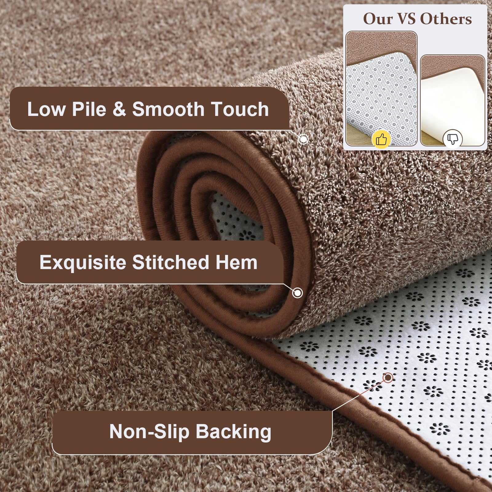 Keeko Soft 2x4 rug in living room setup, versatile small runner for spaces.