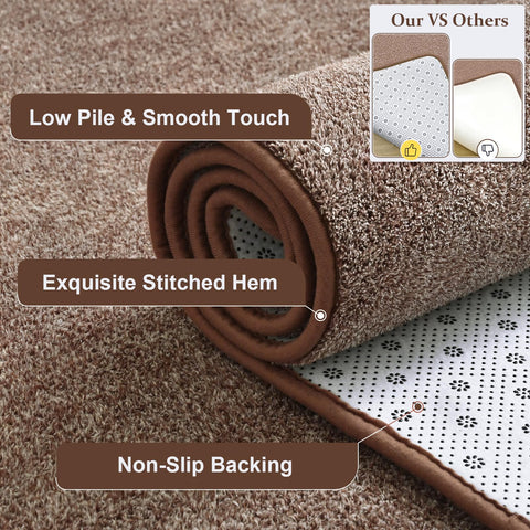Keeko Soft 2x4 rug in living room setup, versatile small runner for spaces.