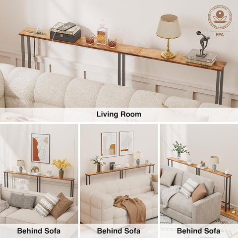 Keelian 78-inch table metal-frame detail highlighting durability