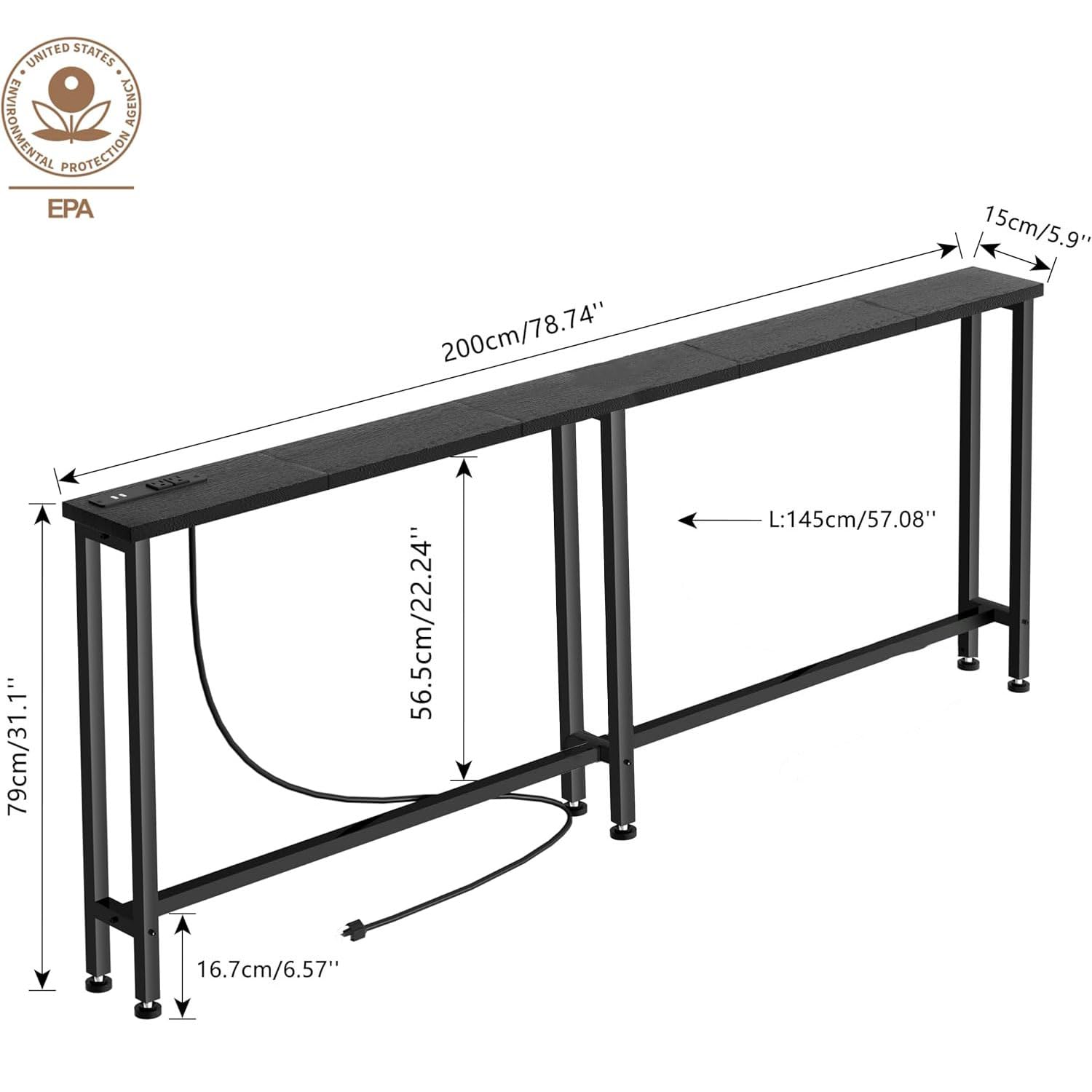 Keelian metal-frame sturdy base supports up to 220 lb safely.