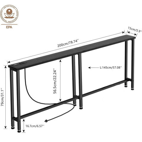 Keelian metal-frame sturdy base supports up to 220 lb safely.