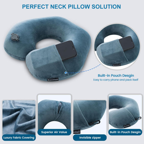 Keemall lightweight pillow weighing 110g for easy travel