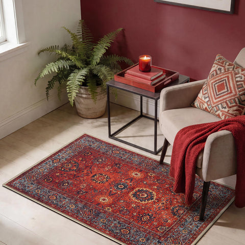 Keen Home Design 2x3 rug entryway texture shows durable material and inviting color.
