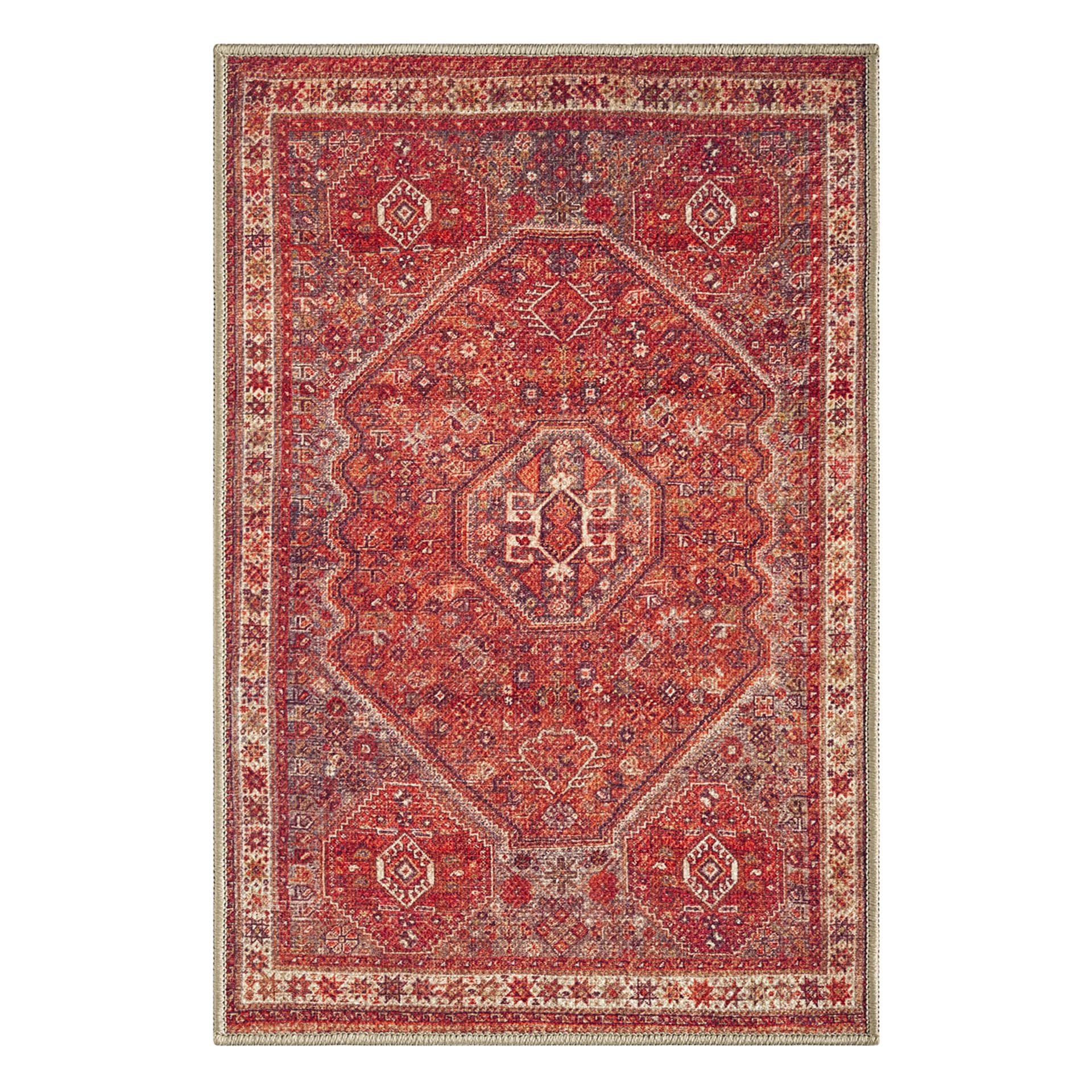 Keen Home Design 2x3 rug kitchen-dining area supports easy cleanup after meals.