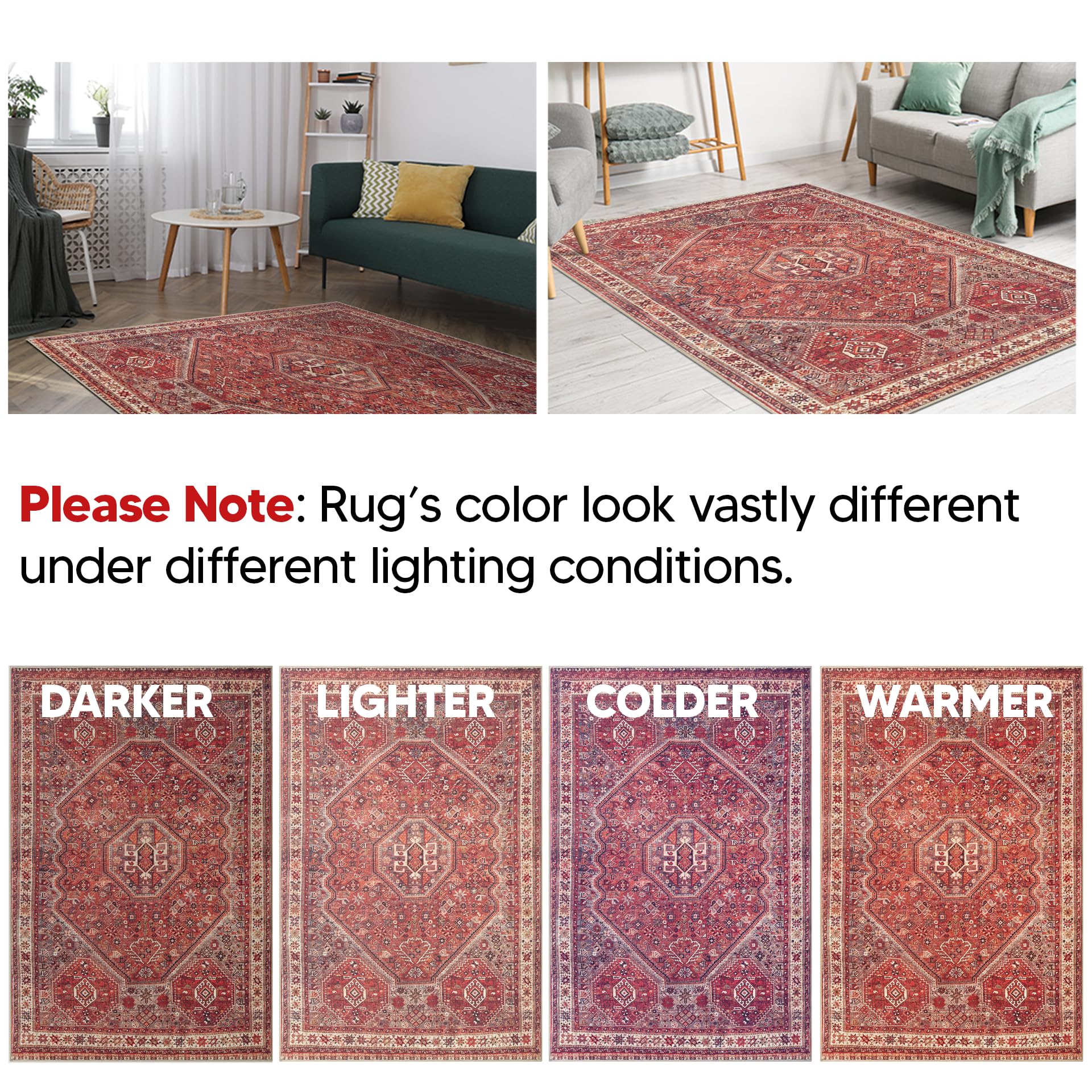 Keen Home Design 2x3 rug low-pile design reduces snagging and clutter.