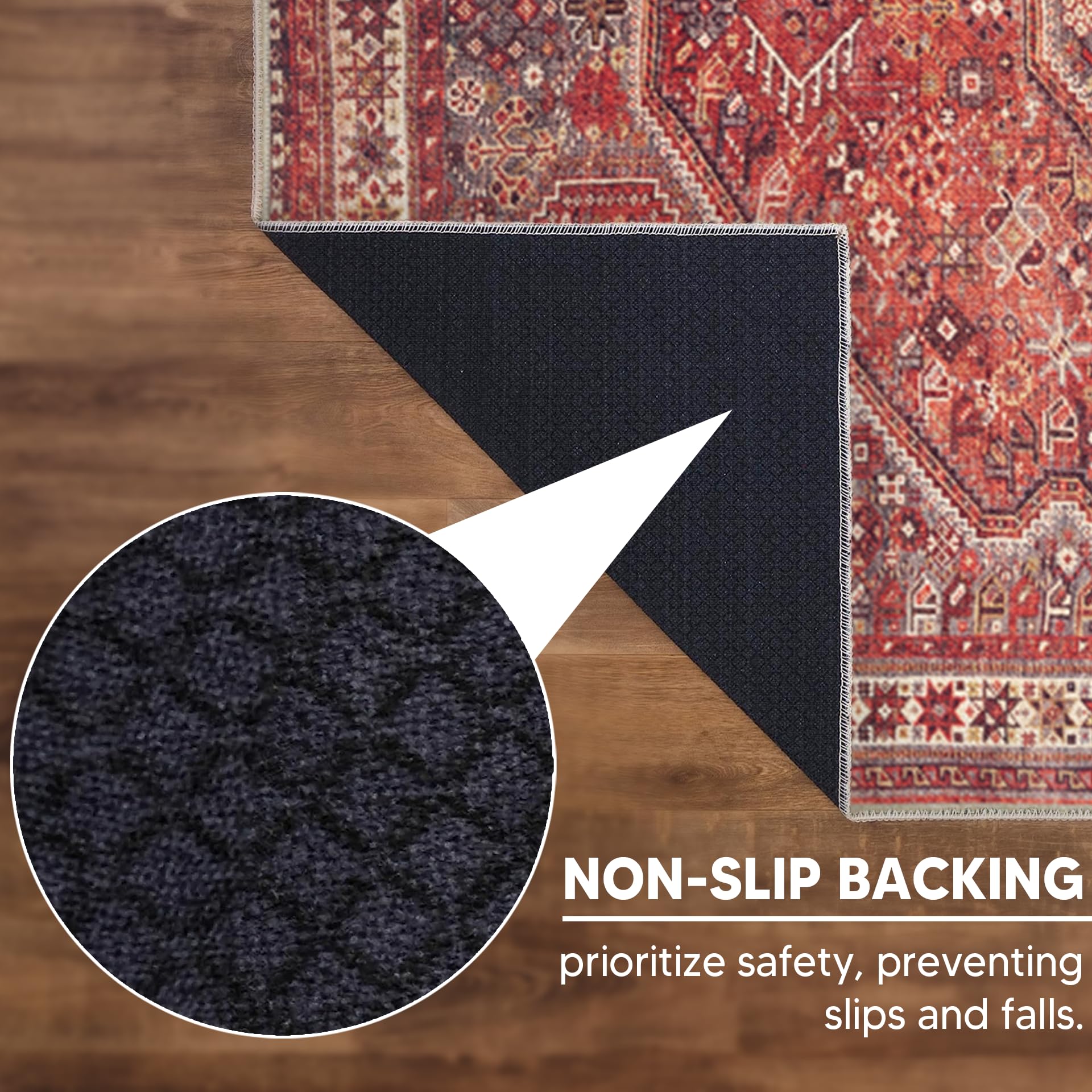 Keen Home Design 2x3 rug vintage-moroccan pattern adds timeless style.