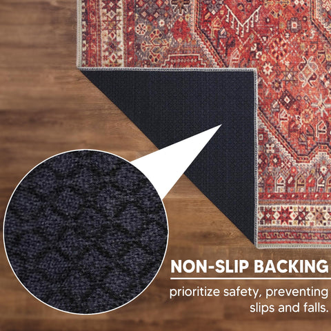 Keen Home Design 2x3 rug vintage-moroccan pattern adds timeless style.