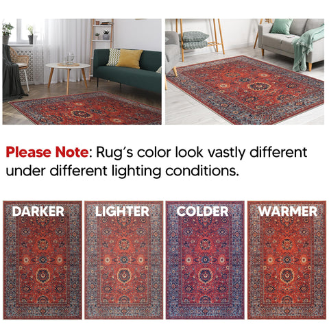 Keen Home Design 5x7 rug in bedroom adds warmth and texture