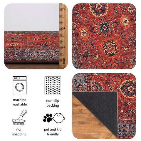 Keen Home Design 5x7 rug closeup pile reveals soft, durable fibers