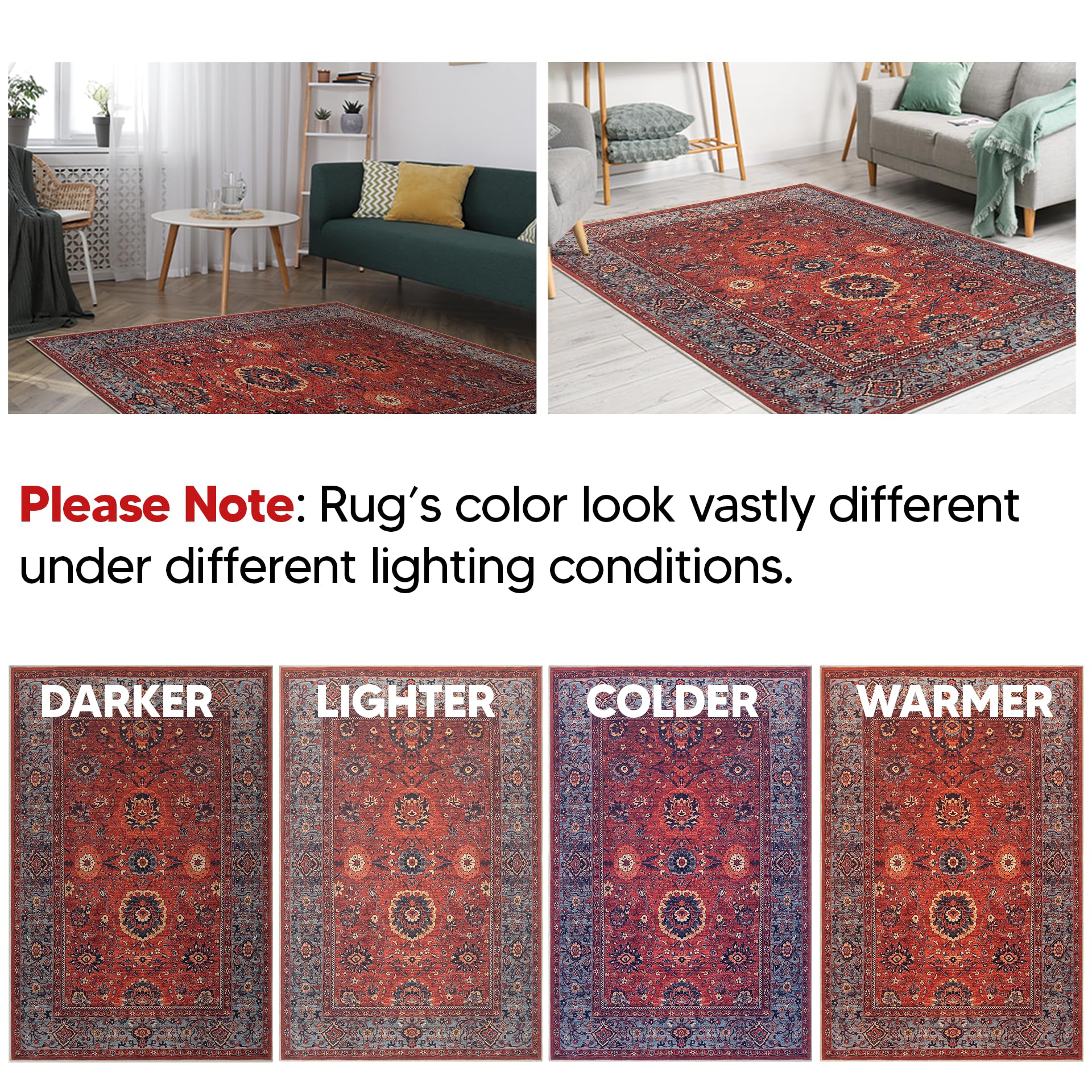 Keen Home Design durable low-pile rug for easy maintenance.