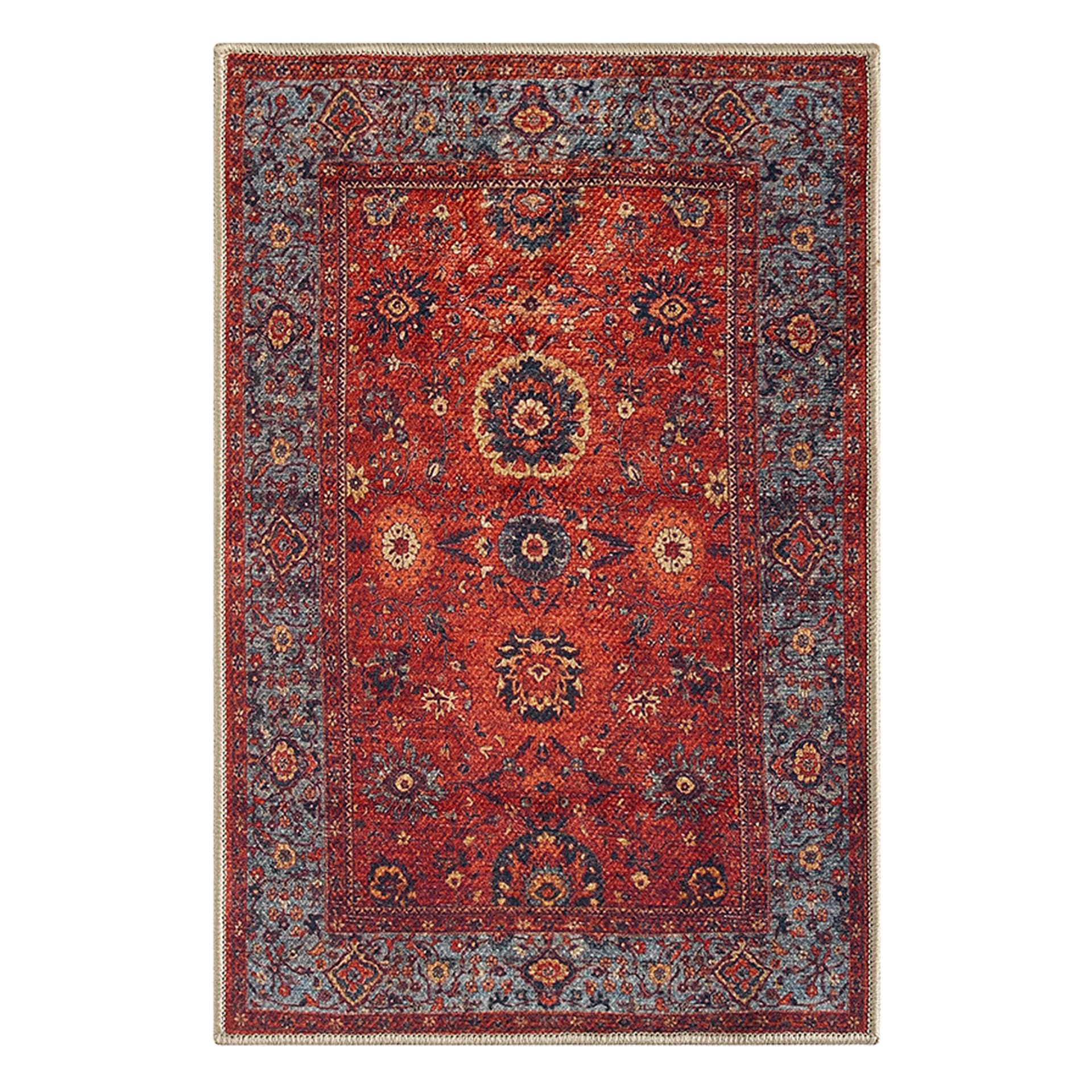 Keen Home Design machine-washable rug enabling easy cleanup after daily spills.