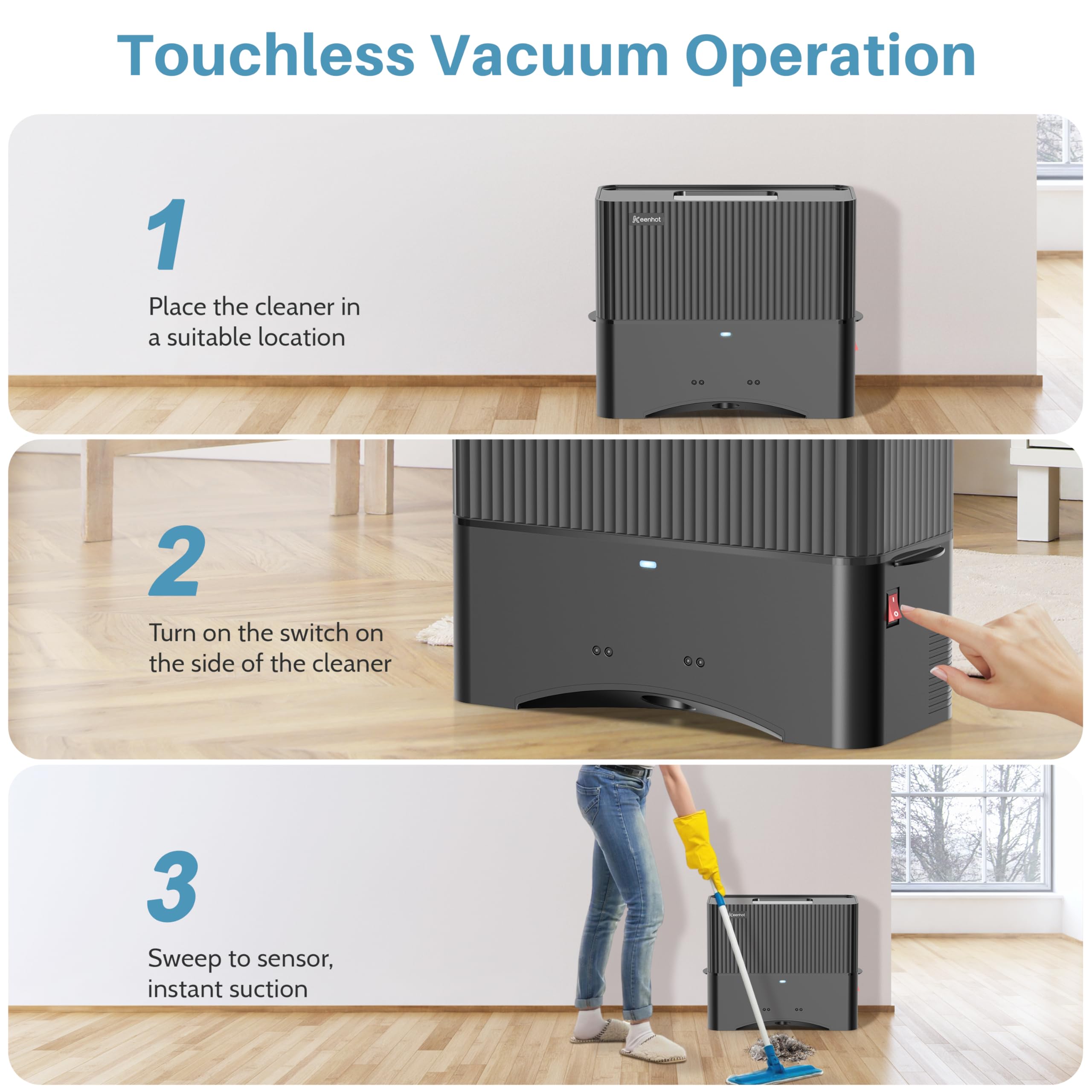 Keenhot hair-salon cleaning use shows professional-grade dustpan.
