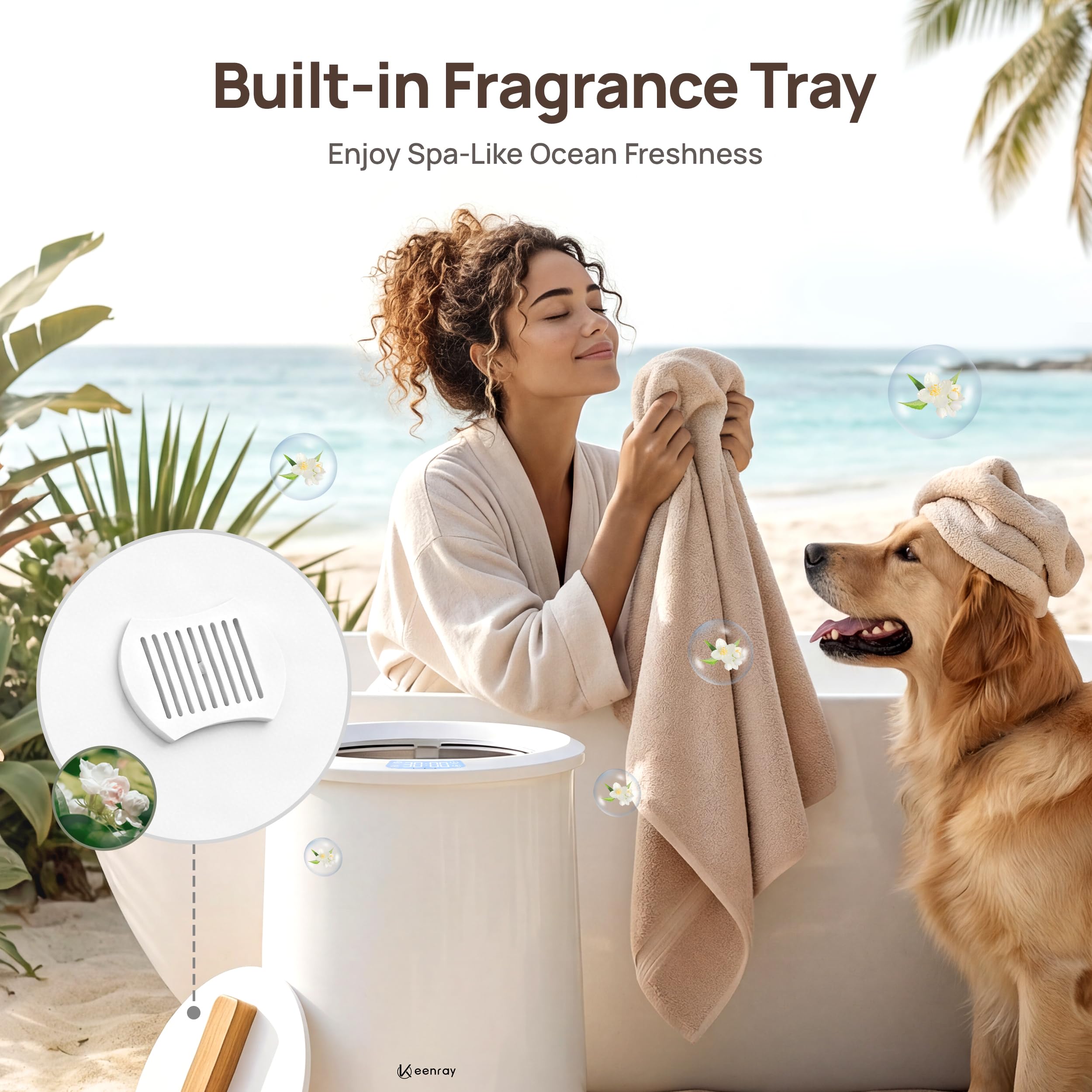 Keenray CL1Plus 24-hour delay timer for scheduling warmth