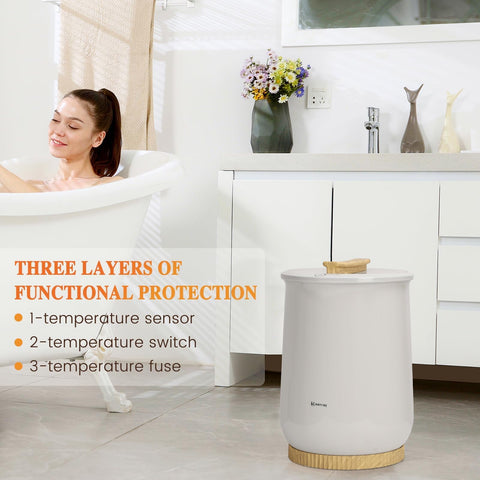 Keenray towel warmer makes a thoughtful gift for home spa comfort.