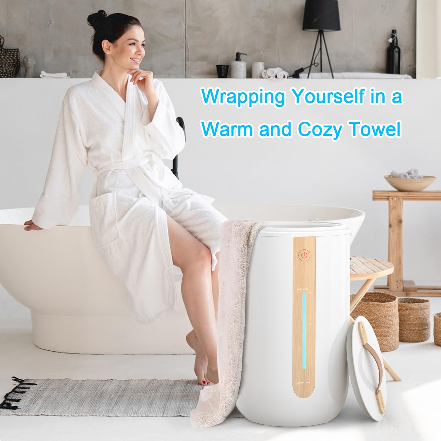 Keenray towel warmer bucket child lock ensures safe operation