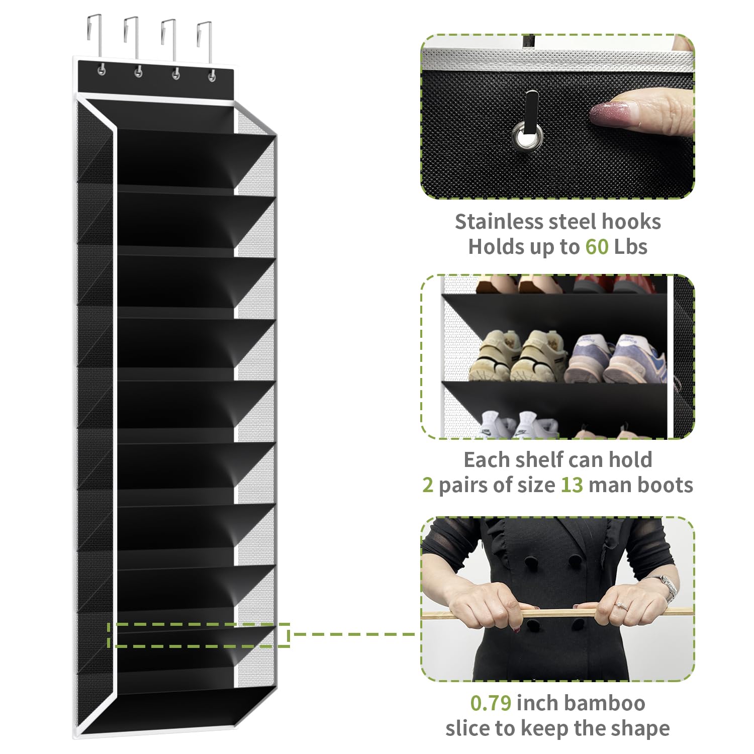 KEEPJOY versatile hanging storage for socks, scarves, toys and more