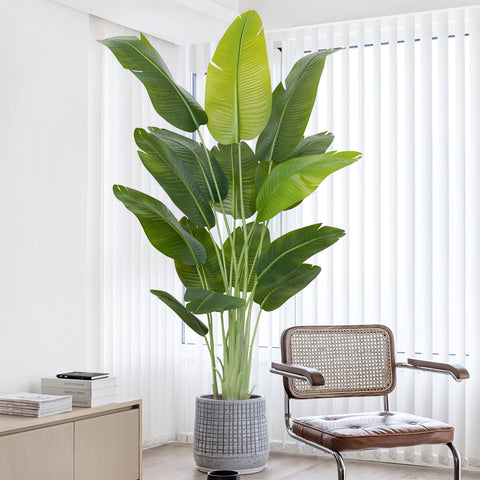 Keeplush Bird of Paradise front view enhances living room decor with lifelike tropical charm.