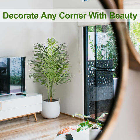 Keeplush dypsis lutescens palm with UV resistance brightens spaces without watering.
