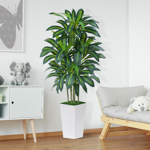 Keeplush luxe indoor tree complements neutral decor for timeless elegance.