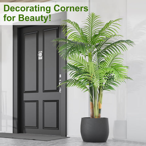 Keeplush palm tree leaves adjustable for flexible styling in any space