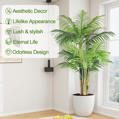 Keeplush weather-resistant palm stays vibrant under sun and moisture