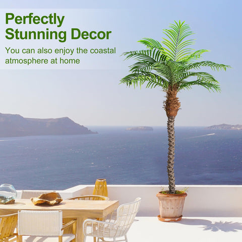 Keeplush Phoenix Palm Tree dimensions-82-in convey dramatic presence.