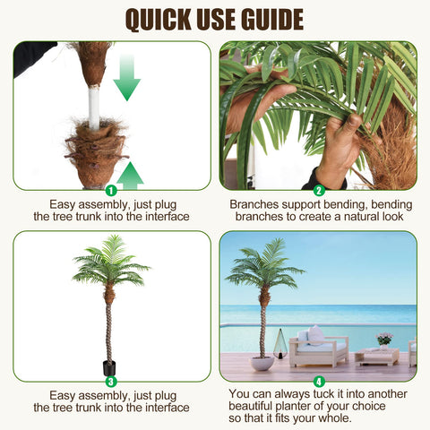 Keeplush Phoenix Palm Tree patio-decor-idea inspires outdoor styling.