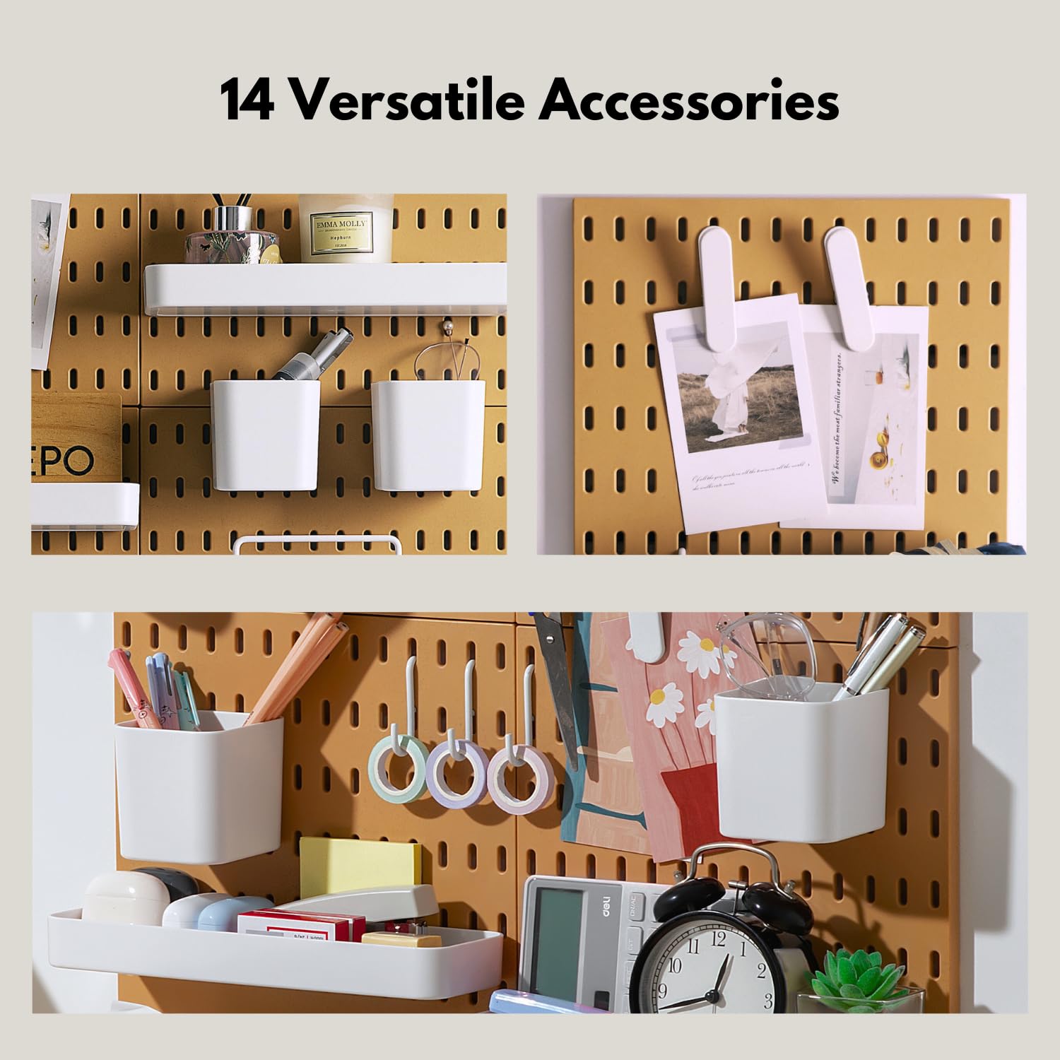Keepo modular design allows adding panels and accessories for custom storage